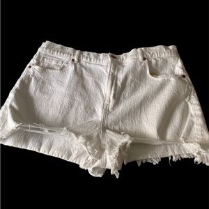 Loft White Jean shorts size Xl